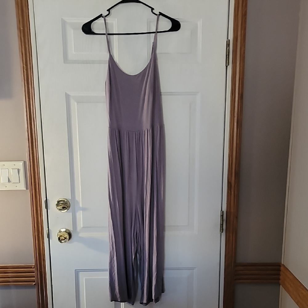 Elegant Purple Women's Jumpsuit Romper